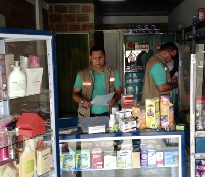 La UES VALLE realiza inspecci&oacute;n, vigilancia y control sanitario a  establecimientos farmac&eacute;uticos, droguer&iacute;as y dep&oacute;sitos de medicamentos